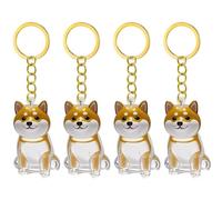 Fazvncv 2/3/4/5/10 llaveros transparentes de almacenamiento de pelo de mascotas con compartimento para perros y gatos, colección de pieles de mascotas, colgantes