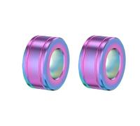 Fazvncv 2 espaciadores de freno de disco de aleación de metal ligero con montaje de pinza de rosca de 6 mm, fácil de instalar, resistente para bicicleta