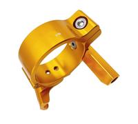 Fazvncv Abrazadera de desviador frontal de aleación de aluminio ligera de instalación rápida para bicicletas plegables, convierte adaptadores de desviador delantero único para bicicletas plegables