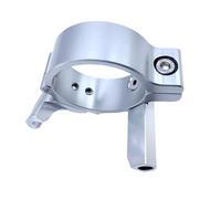 Fazvncv Abrazadera de desviador frontal de aleación de aluminio ligera de instalación rápida para bicicletas plegables, convierte adaptadores de desviador delantero único para bicicletas plegables