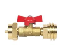 Fazvncv Adaptador de latón cilíndrico de 1/4 pulgadas para puerta de bola de conexión rápida, adaptador de repuesto para cocinar al aire libre, camping, senderismo, conectores de metal