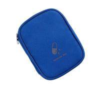 Fazvncv Bolsa de primeros auxilios de viaje, bolsa vacía de almacenamiento de medicamentos vacía con múltiples compartimentos, pequeñas bolsas de primeros auxilios con cremallera, bolsa de medicina de