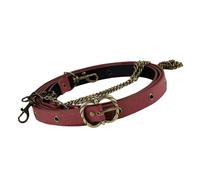 Fazvncv Cinturón medieval con cadena de aleación de piel sintética teatral, ajuste cómodo, ligero para varias ocasiones, cinturón fino, Rojo B, Talla única