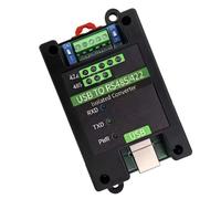 Fazvncv Convertidor aislado industrial USB a RS485 RS422, velocidad de transferencia de datos de 3 Mbps para sistemas de automatización de sensores