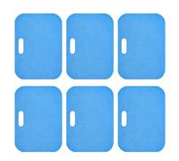Fazvncv Docena de cojines de asiento de etilvinilacetato antideslizantes e impermeables para muebles de exterior y piscina, cojines familiares resistentes al agua