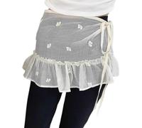 Fazvncv Extensor de falda de flores bordada con diseño ajustable para mejorar la cintura, accesorios de moda para mujer, cincha de cintura ajustable