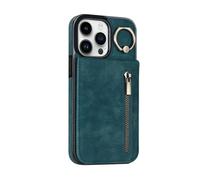 Fazvncv Funda para teléfono móvil de la serie Phone16 con soporte y ranura para tarjetas y función atril de piel