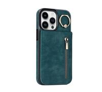 Fazvncv Funda para teléfono móvil de la serie Phone16 con soporte y ranura para tarjetas y función atril de piel