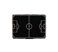 Fazvncv Herramienta esencial para entrenadores de fútbol, tablero LCD para diseño de estrategia, guía del jugador en pantalla de 20 pulgadas, incluye botón de borrado de lápiz táctil, tablero ABS
