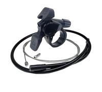 Fazvncv Mandos a distancia de aleación de fácil instalación, resistentes a la intemperie, mandos a distancia para bicicleta de montaña, para ciclistas, comodidad y fácil instalación de interruptores