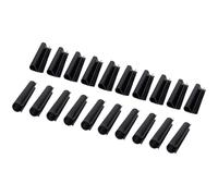 Fazvncv Paquete de 20 abrazaderas de protección de alberca de invierno, abrazaderas de poliestireno ABS resistentes para depósitos de pared de acero enterrados aislados