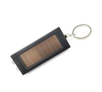 Fazvncv Práctica linterna solar recargable pequeña y llavero para emergencias, actividades al aire libre, camping, senderismo, luz