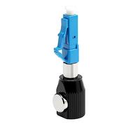 Fazvncv principal/ Adaptador de fibra desnuda cuadrada redonda Abrazadera Adaptador de acoplador dedicado de laboratorio Conectores de herramienta de empalme temporal