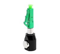 Fazvncv principal/ Adaptador de fibra desnuda cuadrada redonda Abrazadera Adaptador de acoplador dedicado de laboratorio Conectores de herramienta de empalme temporal