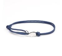 Fazvncv Pulseras simples para padres e hijos, para el día de la madre, de aleación, con cuerda de mano de ballena pequeña, hilo de color, cuerda de mano ajustable, multicírculo, pulseras ajustables