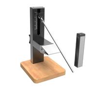 Fazvncv Sistemas de afilado de piedras de afilar dobles de grano ajustable para cocina, camping, herramienta con base de madera de haya, marco de aluminio