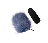 Fazvncv Smooth Bunnies - Funda para micrófono de pelo para entrevistas de campo y parabrisas para reducir el ruido del viento