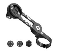 Fazvncv Soporte de aleación de aluminio para bicicleta de carretera, velocímetros, soporte de luz, ajustable, duradero