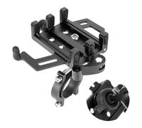 Fazvncv Soporte de bicicleta desmontable a prueba de golpes, soporte seguro para teléfono, soporte sólido para viajes diarios y ciclistas, soporte de bicicleta