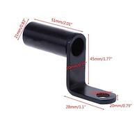 Fazvncv Soporte extensor de montaje retrovisor de motocicleta, abrazadera de aleación de aluminio, soporte para manubrio, soporte para teléfono