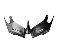 Fazvncv Túnel de viento optimizado para motocicleta con guía de flujo de aire de ABS, ajuste directo, no requiere perforación, fibra de carbono ligero