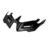 Fazvncv Túnel de viento para motocicleta, guía de flujo de aire de ABS, ajuste directo, no requiere perforación, fibra de carbono ligero