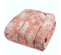 Fazzini Colcha matrimonial peso invernal de puro percal de algodón art. Kimono (sándalo 6)