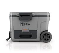 Ninja FrostVault Nevera portátil rígida, con Ruedas y cajón Dry Zone Integrado a Temperatura de frigorífico, Mantiene el Hielo Durante días, Capacidad para 68 latas, Gris Pizarra, FB245EUGY