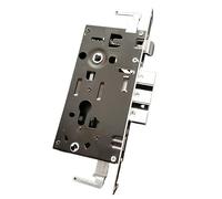 FBANULPEX Caja de Engranajes de Doble husillo de UPVC, Cuerpo y Caja de Cerradura de Puerta con Caja Central y Caja de Cambios for Puertas de Entrada de fábrica y cortafuegos.