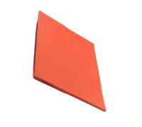 FBANULPEX Lámina de gomaespuma Resistente al Calor, El múltiplo Rojo Autoadhesivo de la Hoja de la Espuma del silicón Clasifica 1mm-5m m for el lacre del Tubo(500x500x3mm)