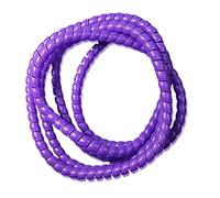 FBANULPEX Manguitos organizadores de Cables Manguitos de Cable ignífugos con bobinado de Banda(Purple,12mm Inside Diameter)