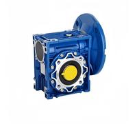 FBANULPEX Reductor sinfín Turbina Reductor sinfín， Reductor de Velocidad de Engranaje helicoidal for Motor de 550 W y 750 W(30 to 1 Input 80B14)