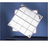 FBANULPEX Tapa de Registro empotrada de Aluminio sellada, Tamaños múltiples Invisibles ahuecados del Acero Inoxidable de la Cubierta de Boca del Tanque séptico(5cm,50 * 50cm/19.6 * 19.6in)