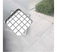 FBANULPEX Tapa de Registro empotrada de Aluminio sellada, Tapa de alcantarilla Invisible empotrada de Acero Inoxidable for Tanque séptico, 40-80cm, 5-8cm(5cm,80 * 80cm/31.5 * 31.5in)