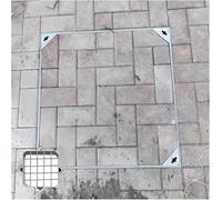 FBANULPEX Tapa de Registro empotrada de Aluminio sellada, Tapa de Registro Invisible empotrada de Acero Inoxidable for Tanque séptico 40-80 cm(8cm,50 * 50cm/19.6 * 19.6in)