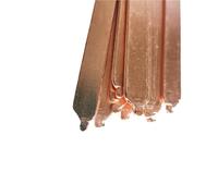 FBANULPEX Tubo de Calor Plano de Cobre, 10 Varillas ultrafinas de Cobre Puro de 1 mm for refrigeración de portátiles con Tubos de Calor Planos(140mm)