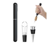 FBBULES 4 in 1 Sacacorchos de Bomba Vino Profesional, Abrebotellas de Presión de Aire Abridor con Corta, Vertedor, Tapón de Botella