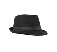 FBBULES Elegante Sombrero de Jazz Sombrero Fieltro Panamá ala Ancha Hat Fedora Sombreros de Sombrerera Vestir Trilby Cap para Viaje Fiesta Boda Compras de Hombre Mujer