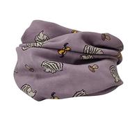 FBFGBib bufanda niño niña lindo dibujos animados estampado cuello cuello bufanda algodón For2to10years púrpura