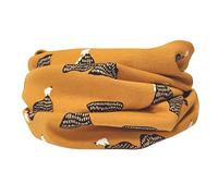 FBFGBib bufanda niño niña lindo dibujos animados estampado cuello cuello bufanda algodón For2to10years Amarillo