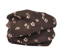 FBFGBib bufanda niño niña lindo dibujos animados estampado cuello cuello bufanda algodón For2to10years café