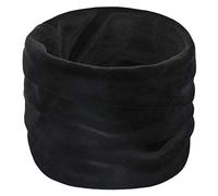 FBFGGold bufanda de invierno de terciopelo niños niñas niñas hombres unisex bufanda elástica gruesa niños cuello cálido otoño e invierno bufanda de algodón negro