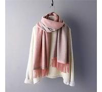 FBFGS Scarf for Women Tippet Cashmere Bandana Bufandas para damas Desigual Winter Poncho Red Winter Scarves 200cmx65cm Pink