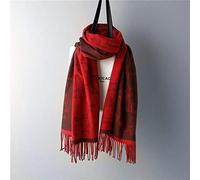 FBFGScarf for Women Tippet Cashmere Bandana Scarf for Ladies Desigual Winter Poncho Red Winter Bufandas 200cmx65cm Rojo