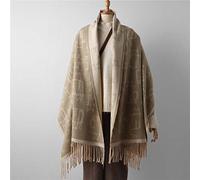 FBFGScarf for Women Tippet Cashmere Bandana Scarf for Ladies Desigual Winter Poncho Red Winter Bufandas 200cmx65cm caqui