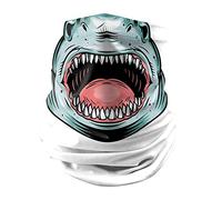 FBFGShark animal extraño deportes al aire libre a prueba de polvo tubo de bicicleta bufanda sombreros bicicleta diadema B179-124