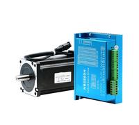FBFTGMRMTA Nema 34 12.5N.m Closed Loop Stepper Motor Kit Hybird Servo Driver HBS86H HBS860H HBS86 + 86HB250-156B 86 2 Phase Stepper Motor(with HBS86 RS232)