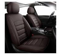 fbgdqjh para VW para Amarok para Touareg para Golf 8 7 6 5 4 para Polo 9N para GOL G5 G3 Fundas De PU para Asientos De Coche Accesorios Interiores Fundas Asiento(2PCS-Coffee)