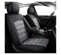 fbgdqjh para VW para Amarok para Touareg para Golf 8 7 6 5 4 para Polo 9N para GOL G5 G3 Fundas De PU para Asientos De Coche Accesorios Interiores Fundas Asiento(2PCS-Black Grey)