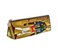 FBGHHTY Antiguo Egipto Tribe Series - Estuche para lápices con impresión para estudiantes, gran capacidad, bolsa triangular para uso diario, escuela, universidad